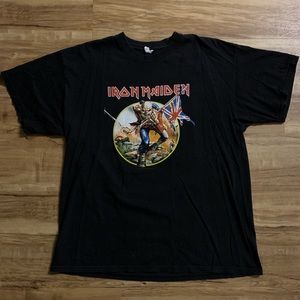 Vintage 2008 Iron Maiden Tour Shirt Black XL